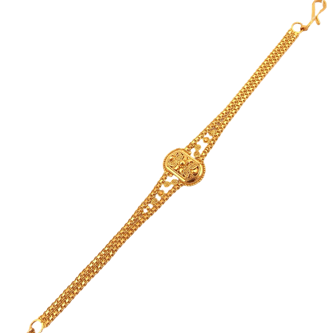 22K Gold Designer Ladies Bracelet