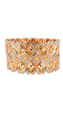 22K Gold Tri-tone Designer 2 Pieces Set Of Ladies Bangles