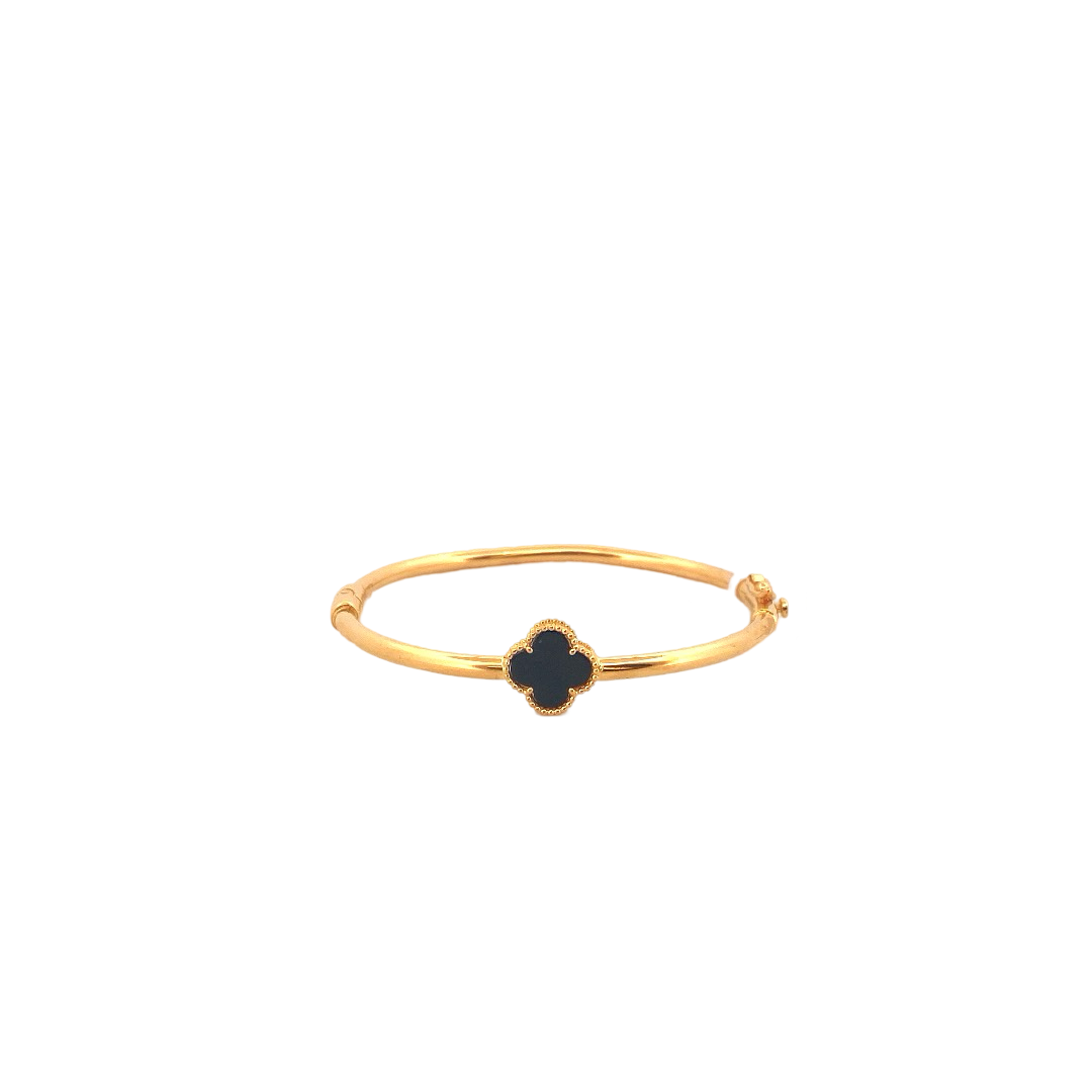22K Gold Flower Designer Ladies Bracelet