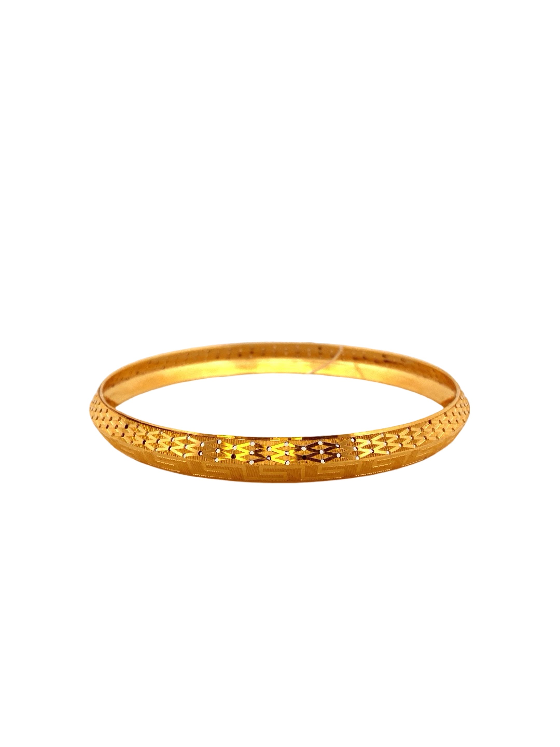 22K Gold Designer Men's Kara