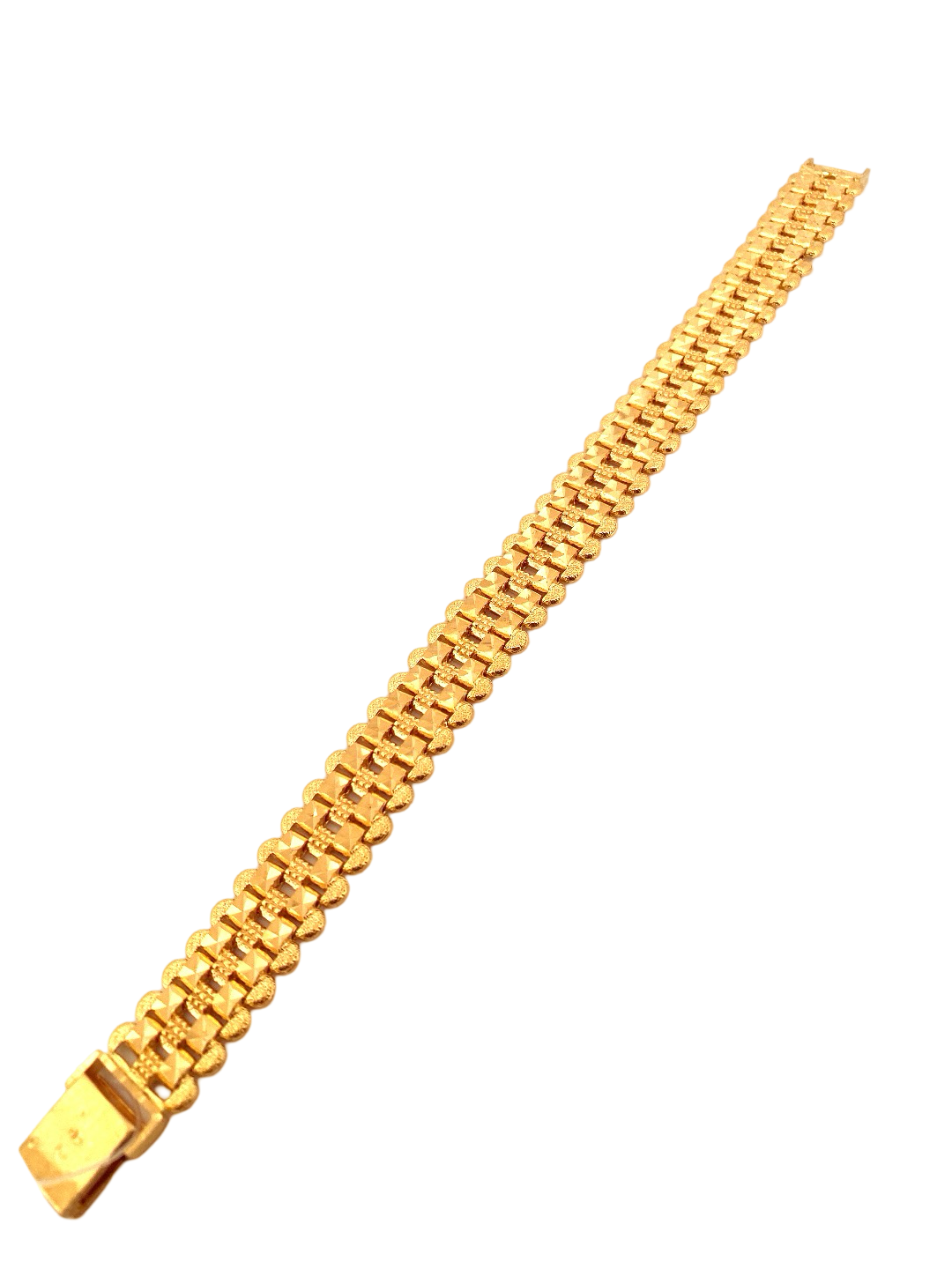 22K Gold Designer Men's Bracelet