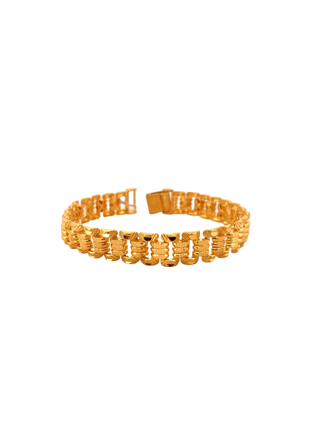 22K Gold Designer Men's Bracelet