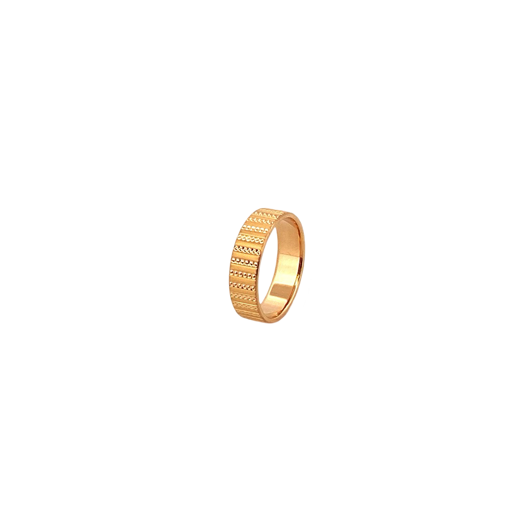 22K Gold Designer Band