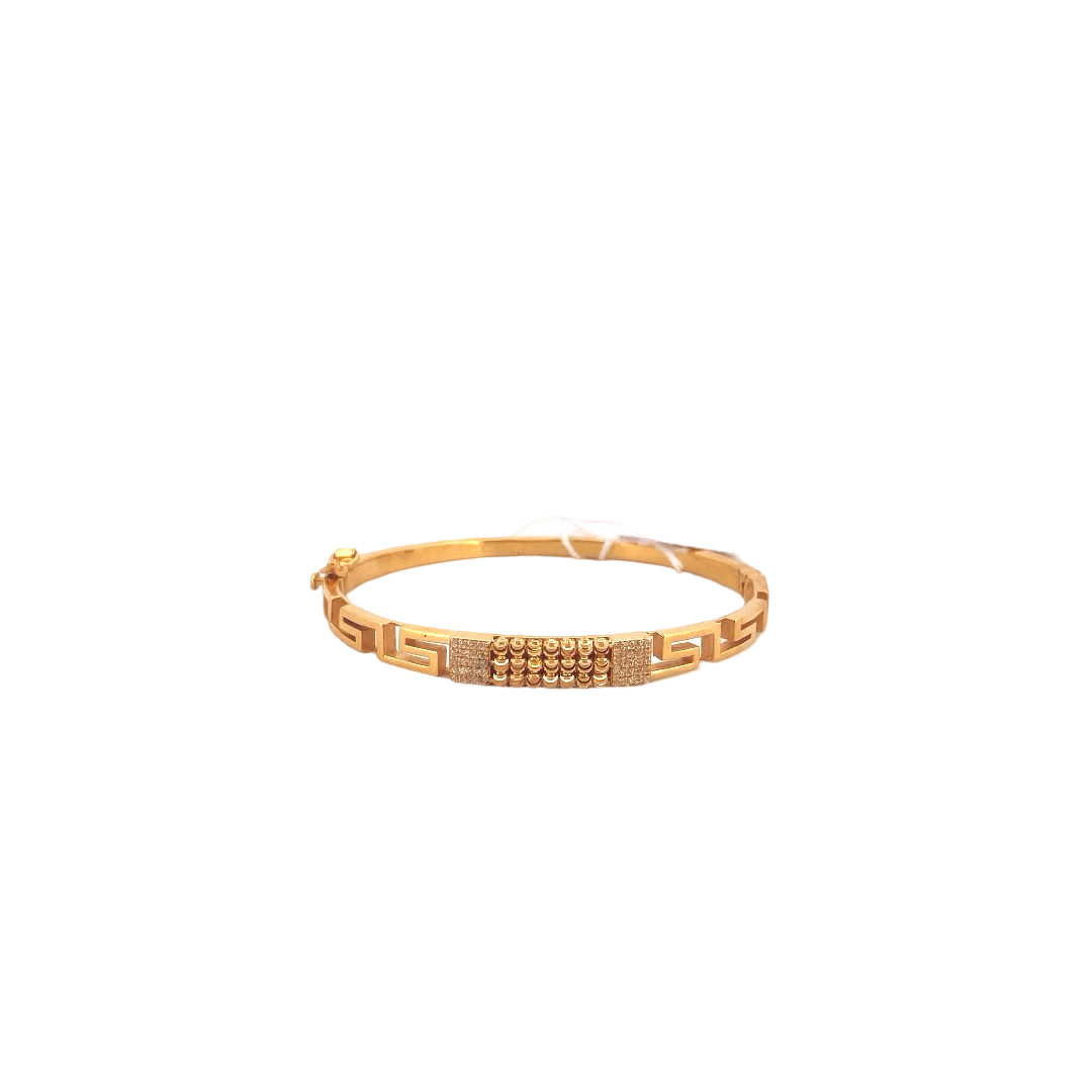 22K Gold CZ Designer Ladies Bracelet