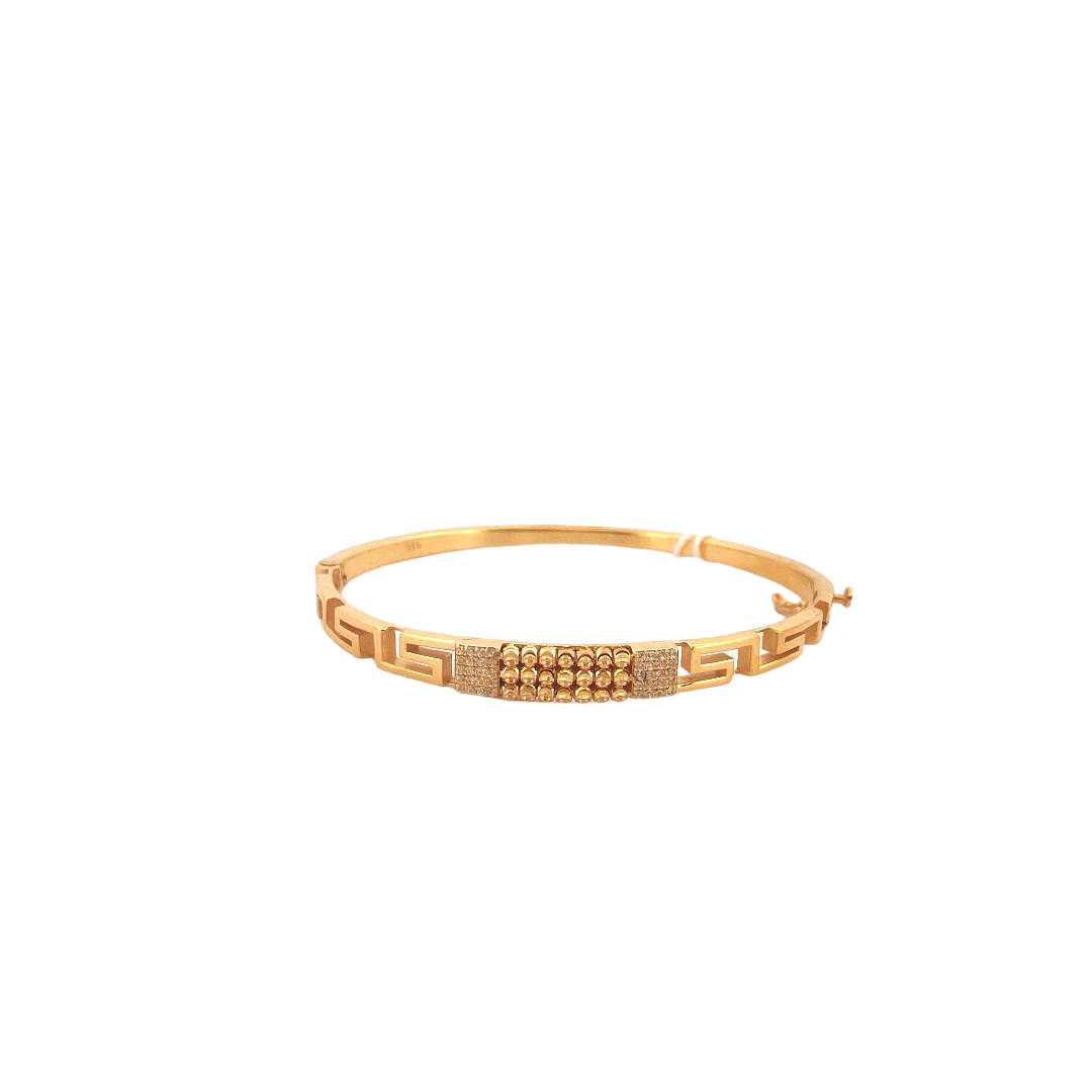 22K Gold CZ Designer Ladies Bracelet