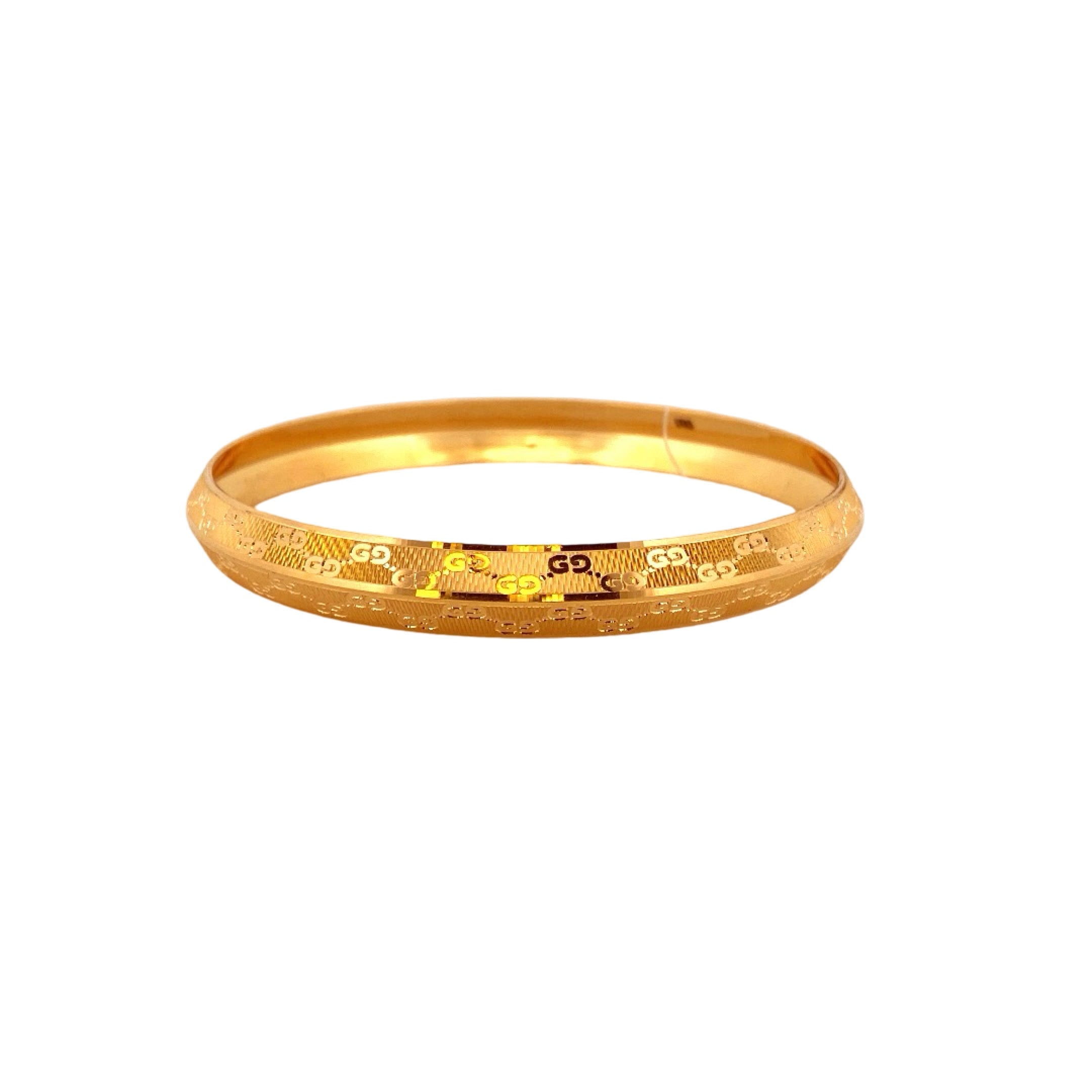 22K Gold Designer Men's Kara