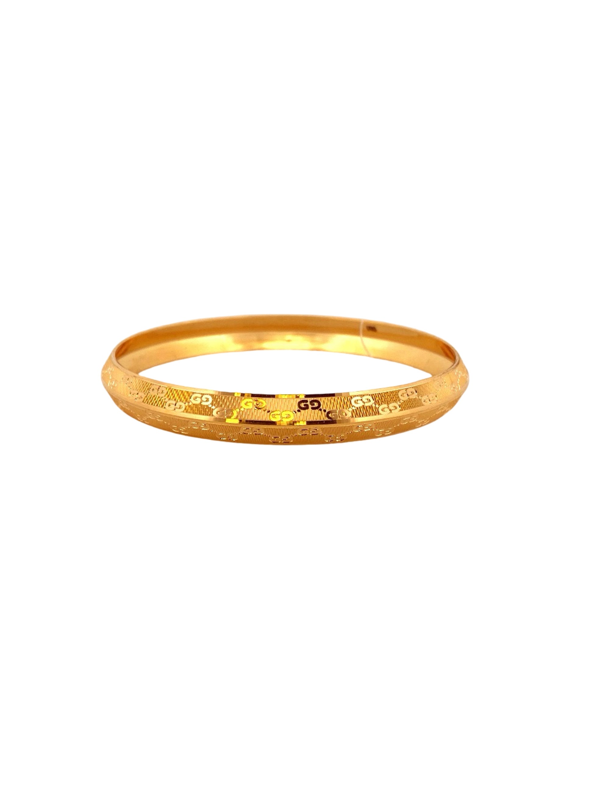 22K Gold Designer Men's Kara