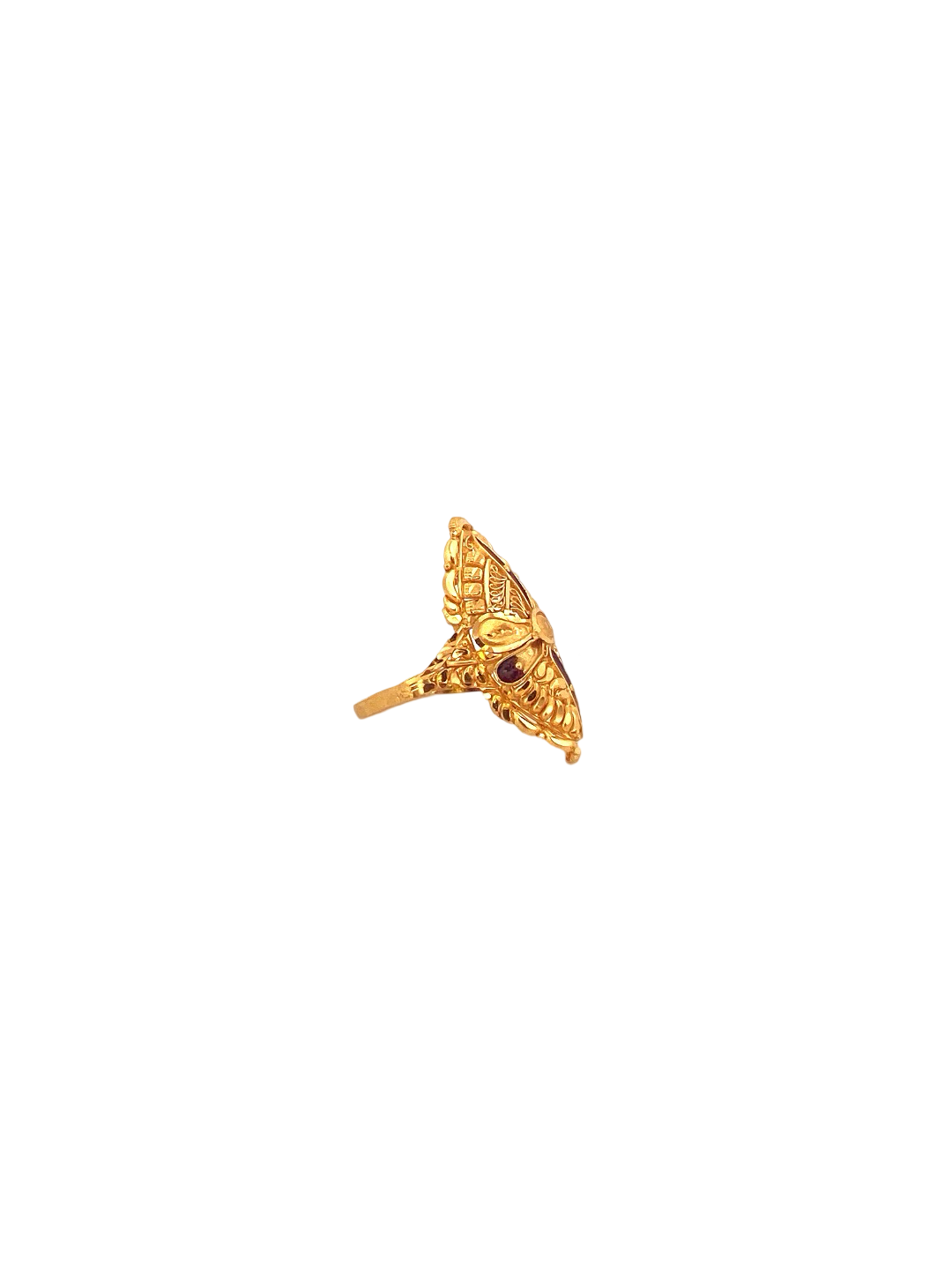 22K Gold Designer Ladies Ring