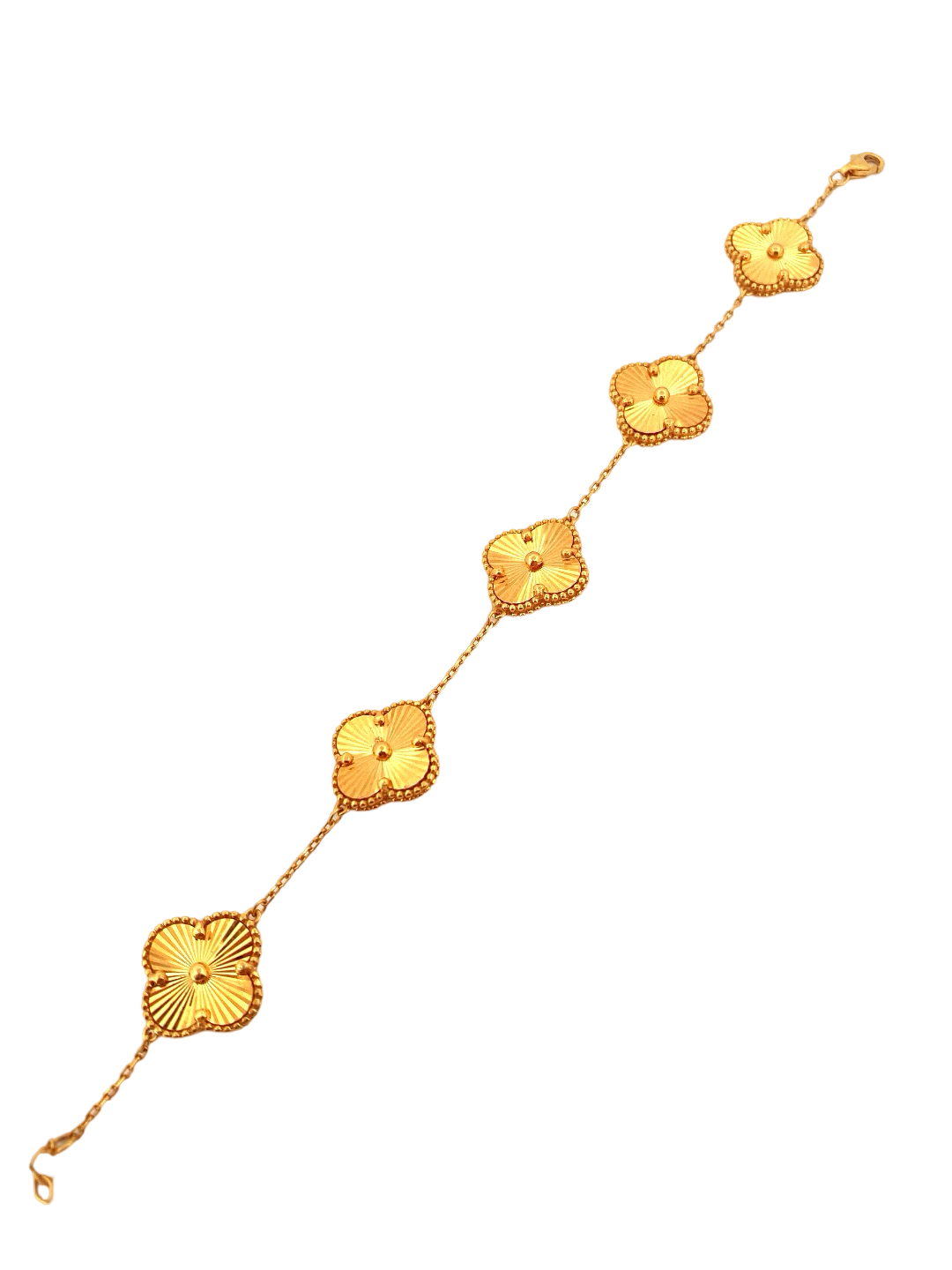 22K Gold Flower Designer Ladies Bracelet