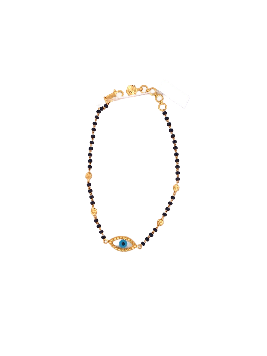 22K Gold Evil Eye Designer Ladies Bracelet