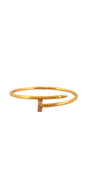 22K Gold Nail Designer Bracelet
