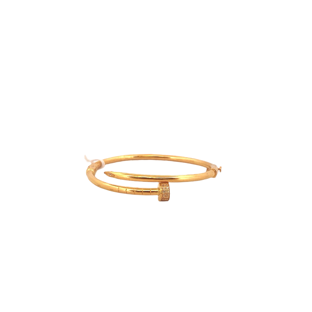 22K Gold CZ Designer Ladies Bracelet