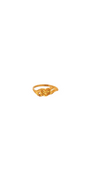 22K Gold Laser Cut Heart Designer Ladies Ring