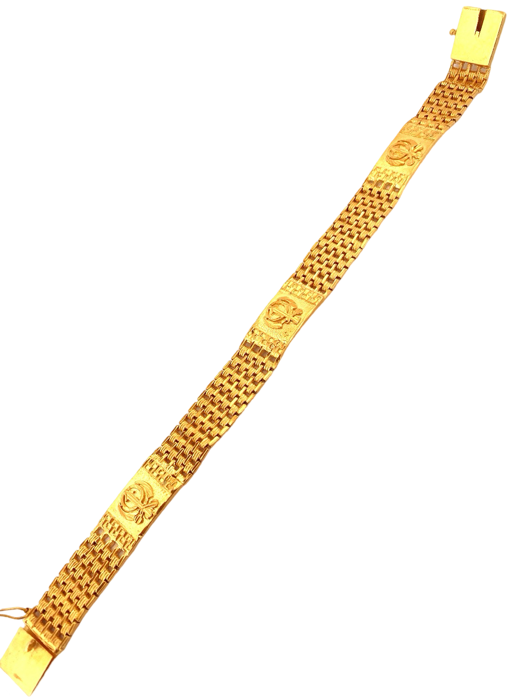22K Gold Designer Men's Bracelet