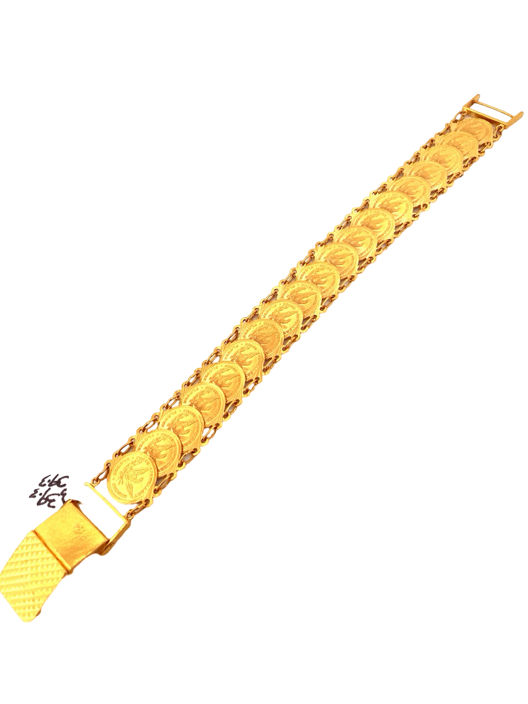 22K Gold Designer Men's Bracelet