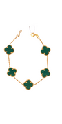 22K Gold Flower Designer Ladies Bracelet