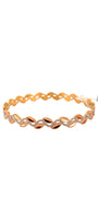 22K Gold Tri-tone Designer 4 Pieces Set Of Ladies Bangles