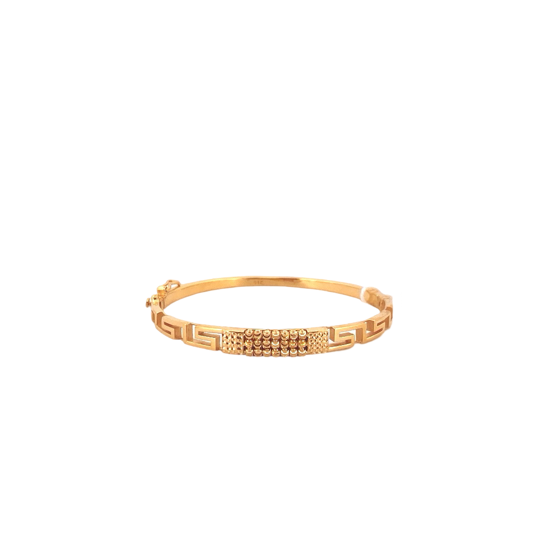 22K Gold CZ Designer Ladies Bracelet