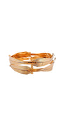 22K Gold Two-tone Designer 2 Pieces Set Of Bangles