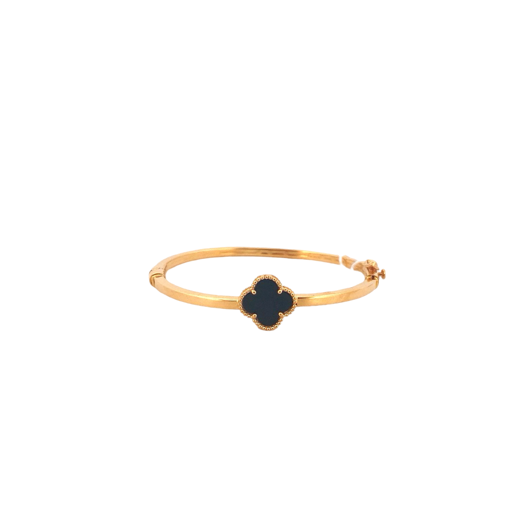 22K Gold Flower Designer Ladies Bracelet