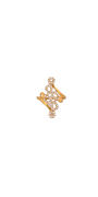 22K Gold CZ Designer Ladies Ring