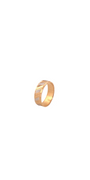 22K Gold Two-tone Designer Band