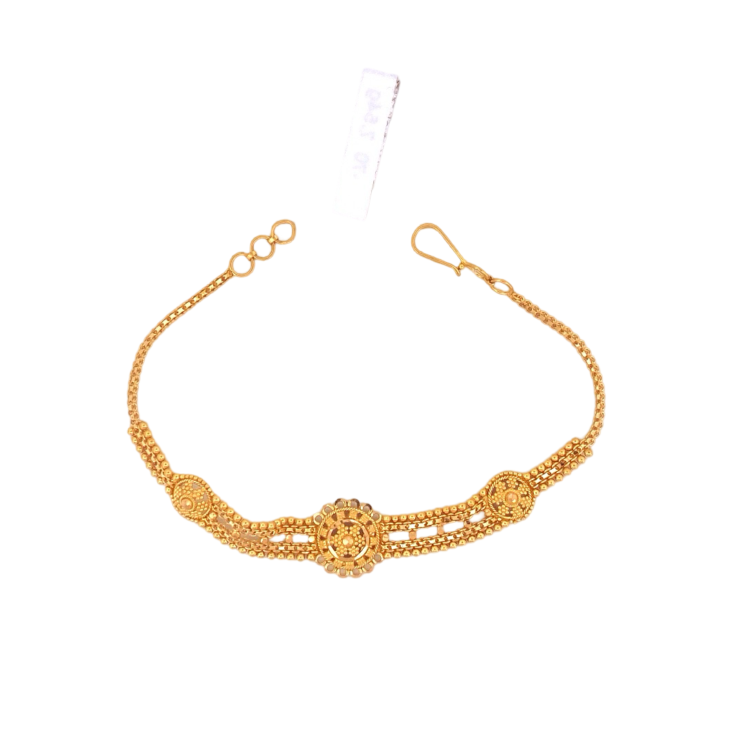 22K Gold Designer Ladies Bracelet