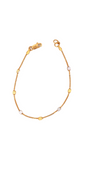 22K Gold Two-tone Designer Ladies Bracelet
