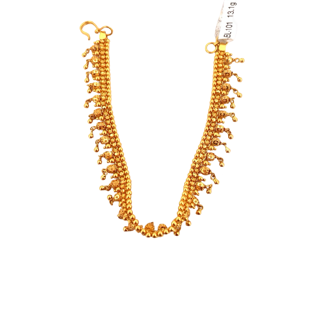 22K Gold Designer Ladies Bracelet