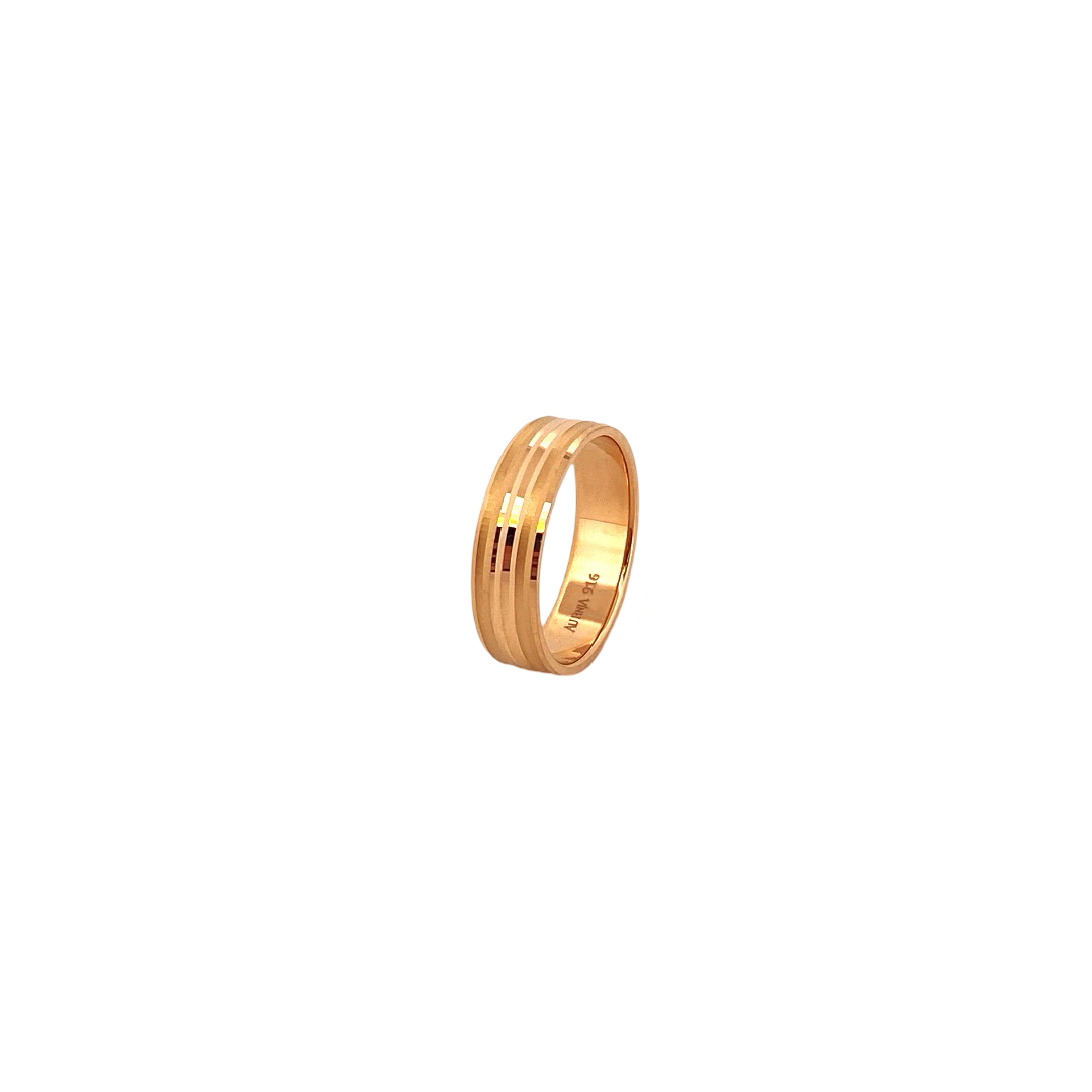 22K Gold Designer Band