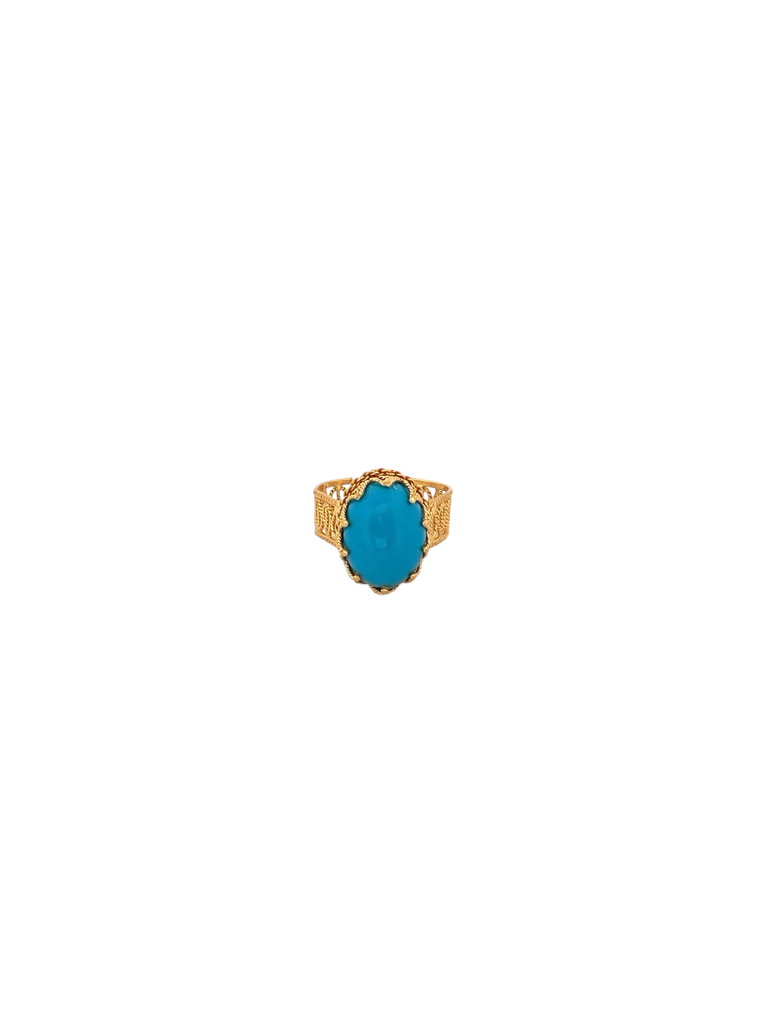 22K Gold Designer Ladies Ring