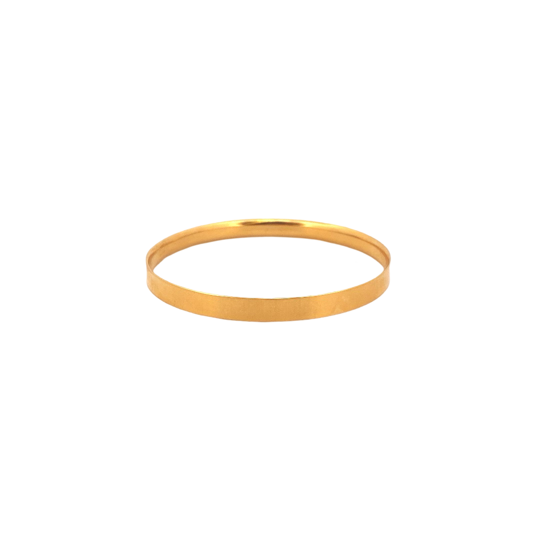22K Gold Plain Ladies Kara