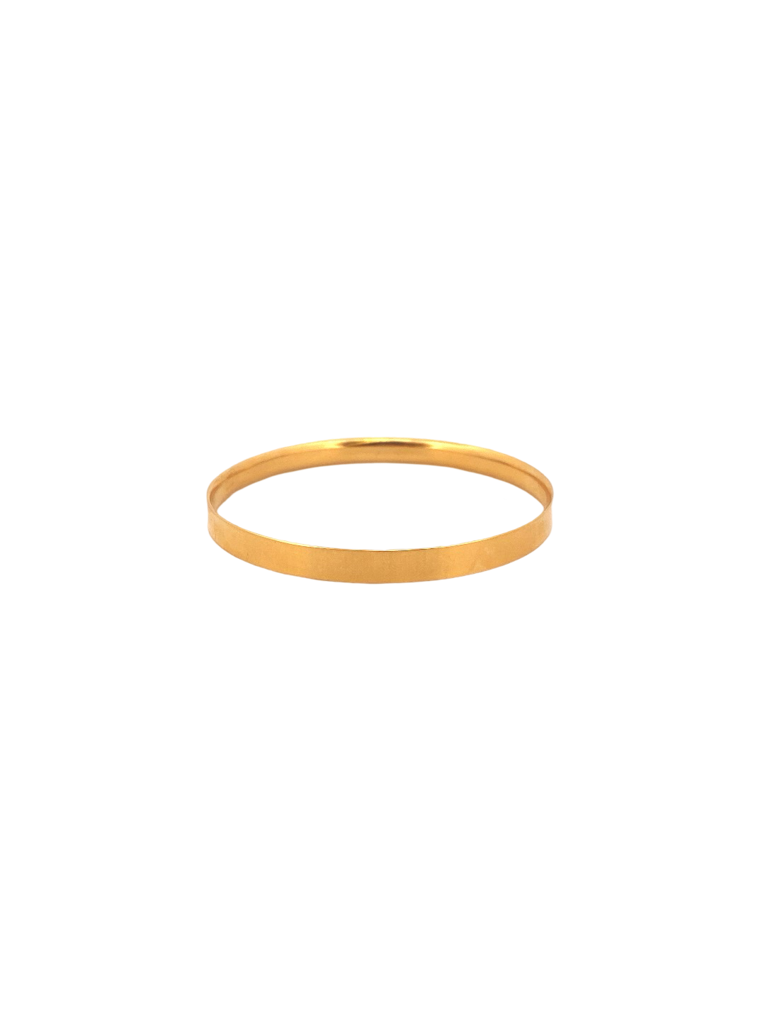 22K Gold Plain Ladies Kara