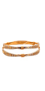 22K Gold Two-tone Designer 2 Pieces Set Of Bangles