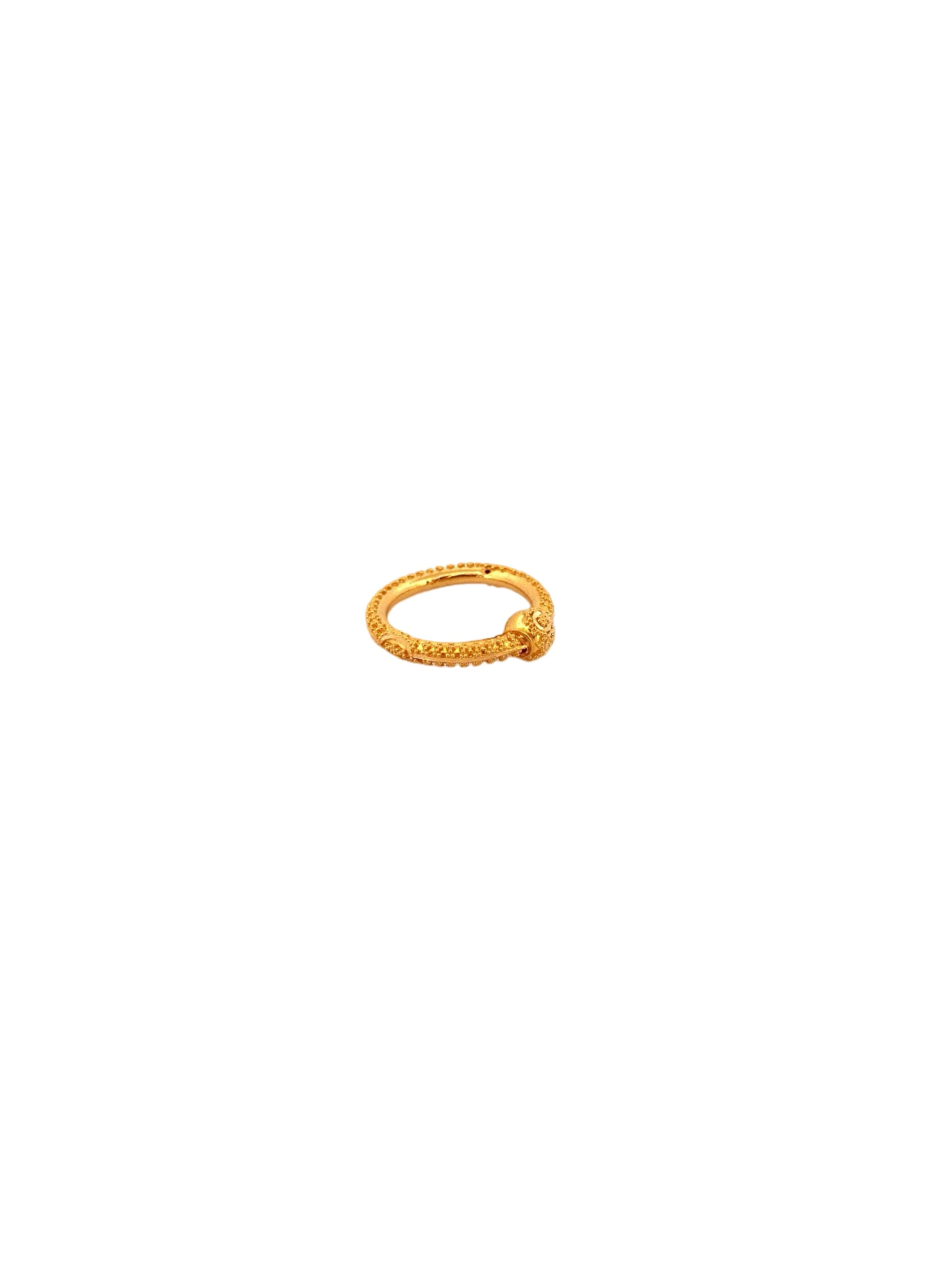 22K Gold Designer Ladies Ring