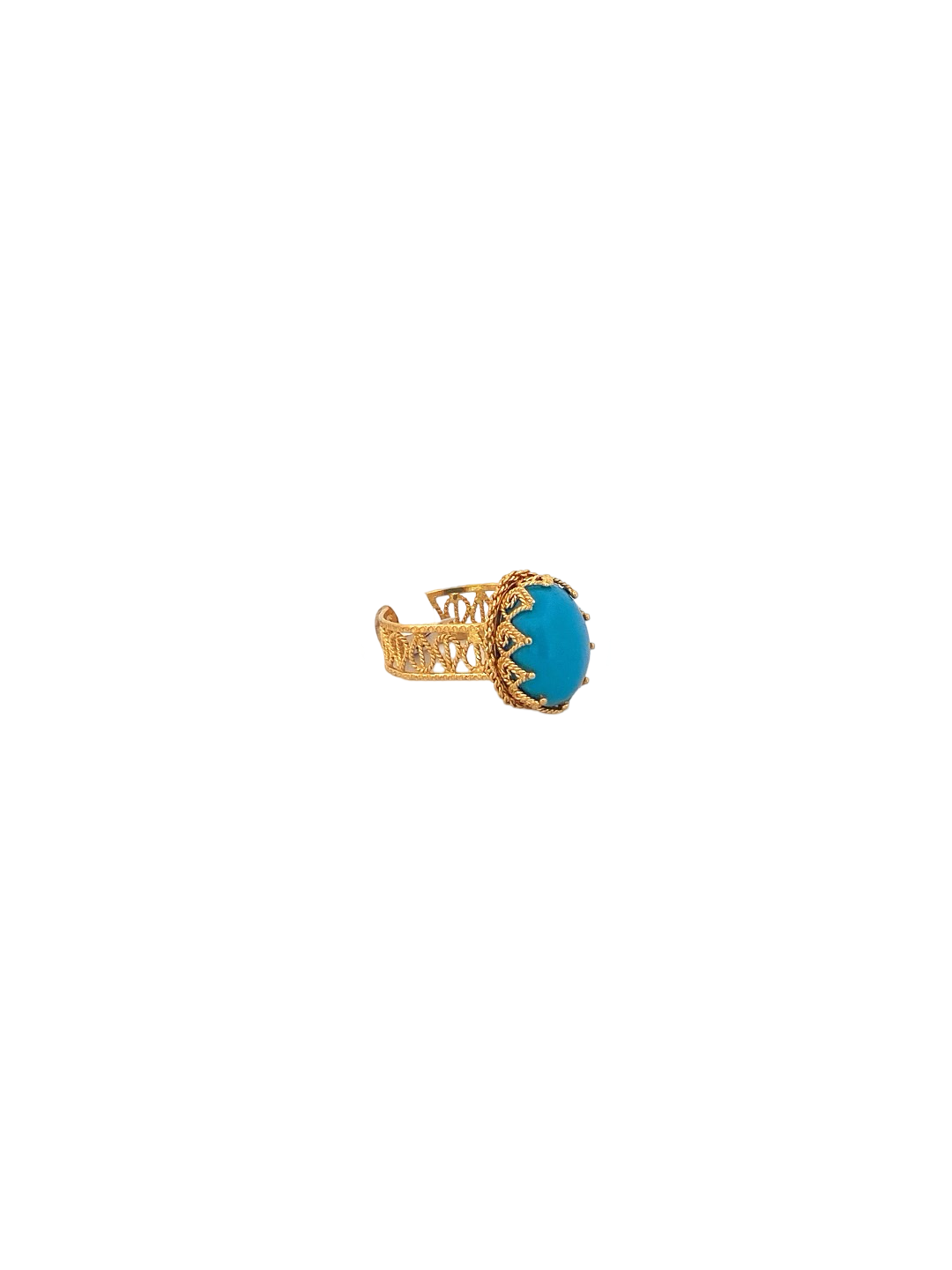 22K Gold Designer Ladies Ring