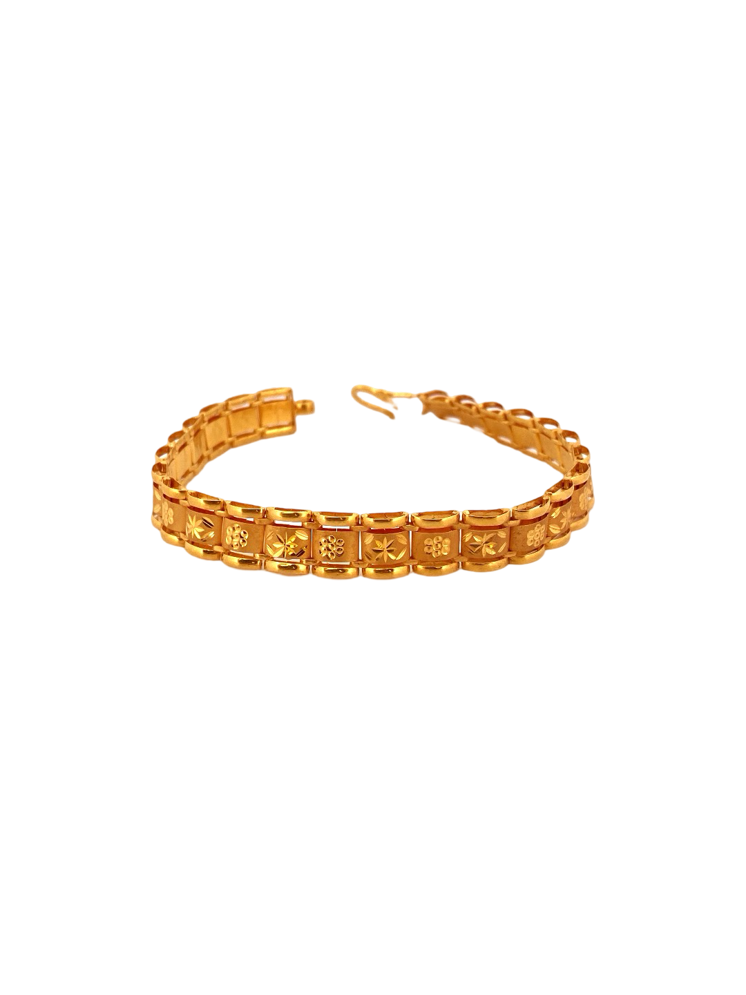 22K Gold Designer Men's Bracelet