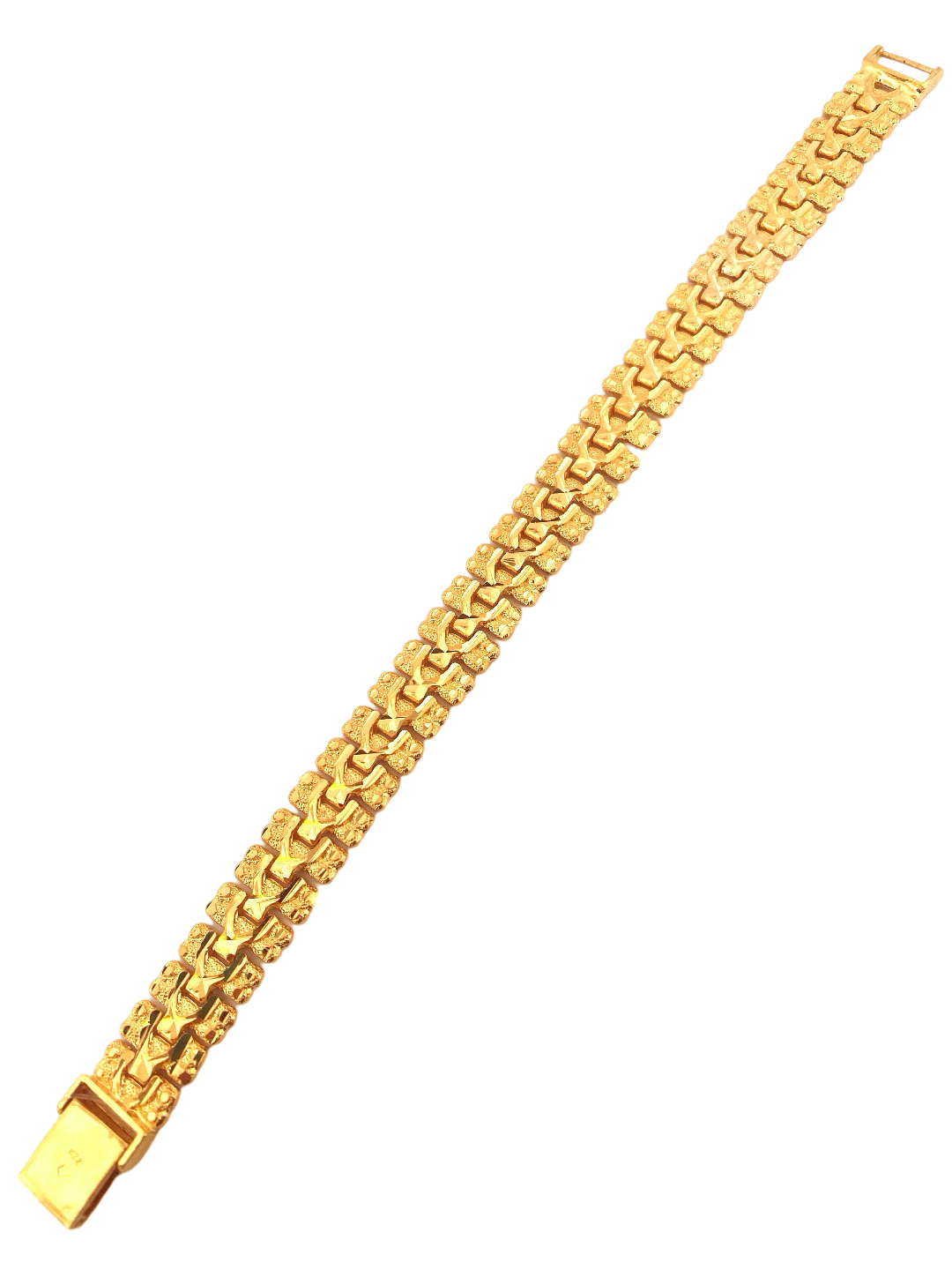 22K Gold Designer Men's Bracelet