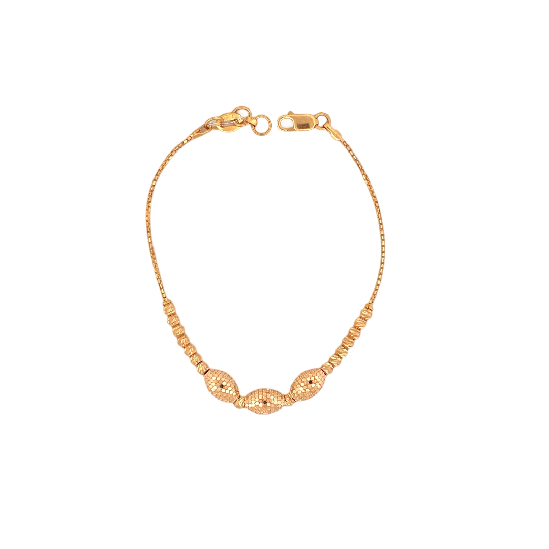 22K Gold Designer Ladies Bracelet