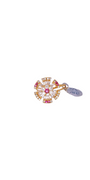22K Gold CZ Flower Designer Ladies Ring