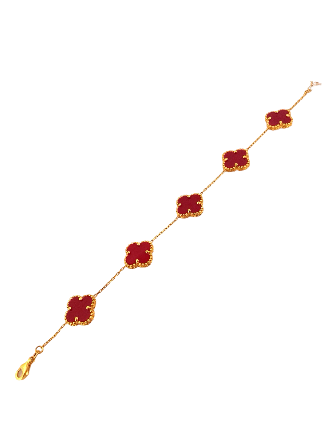 22K Gold Flower Designer Ladies Bracelet