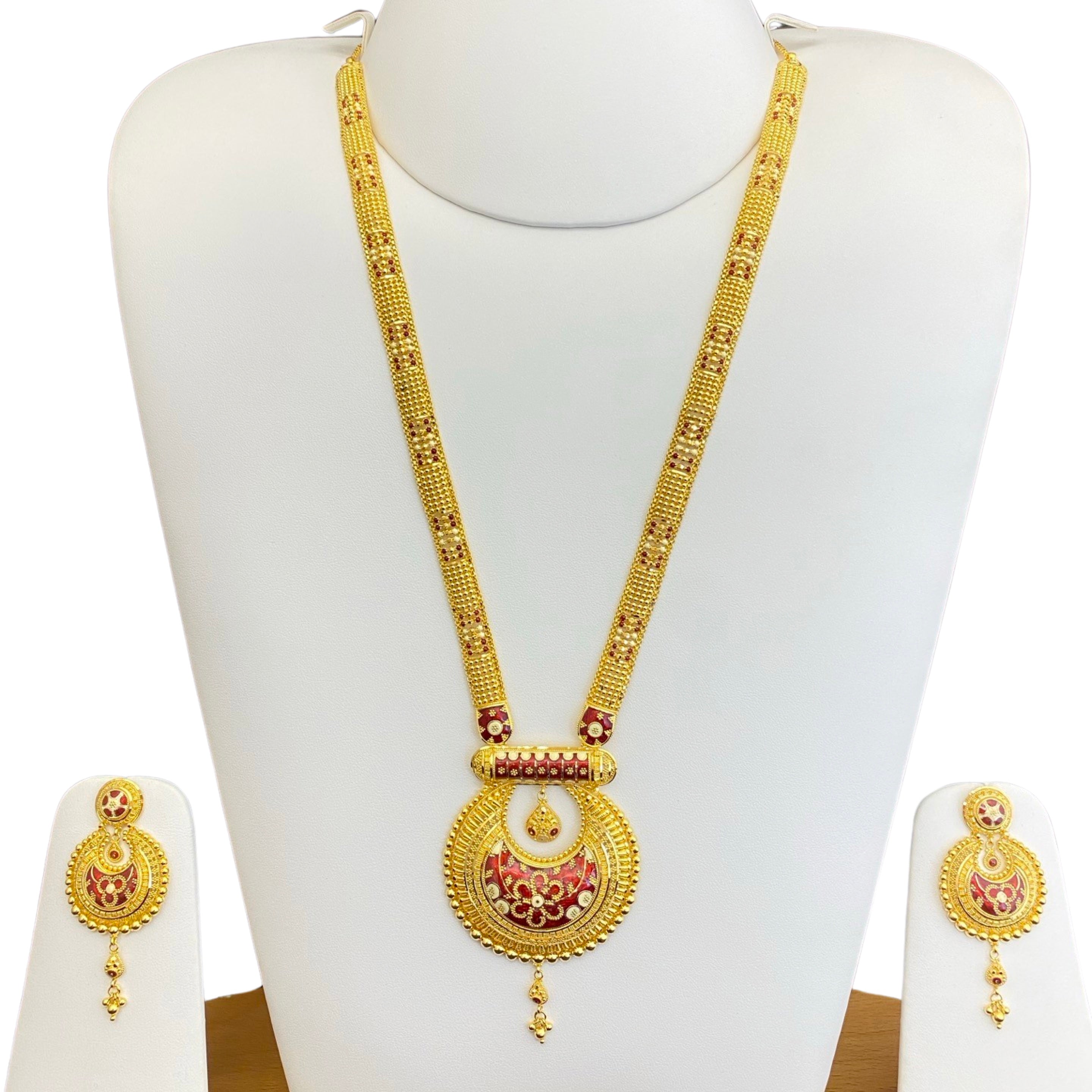 22K Gold Meena Designer Ranihaar