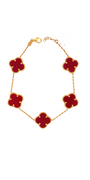 22K Gold Flower Designer Ladies Bracelet