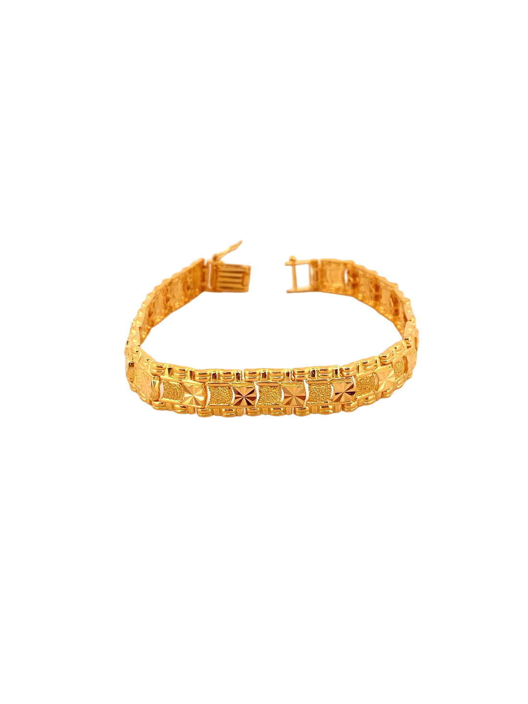 22K Gold Designer Men's Bracelet