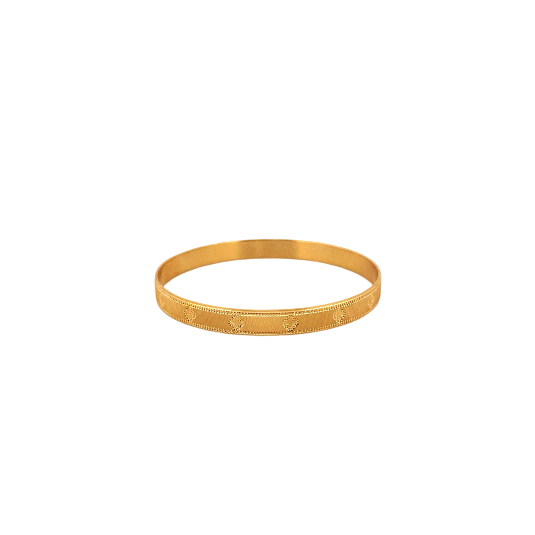 22K Gold Designer Ladies Kara