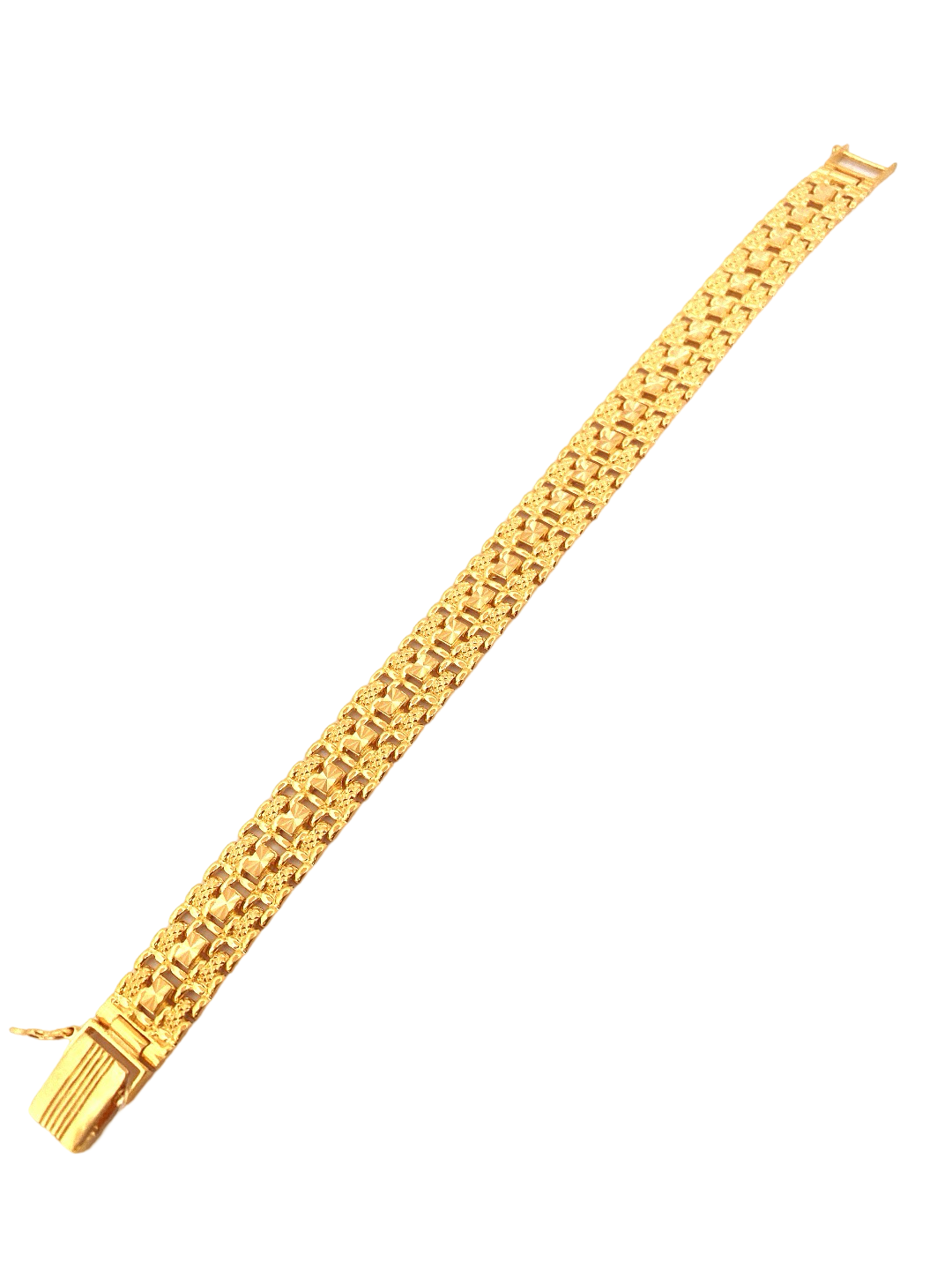 22K Gold Designer Men's Bracelet