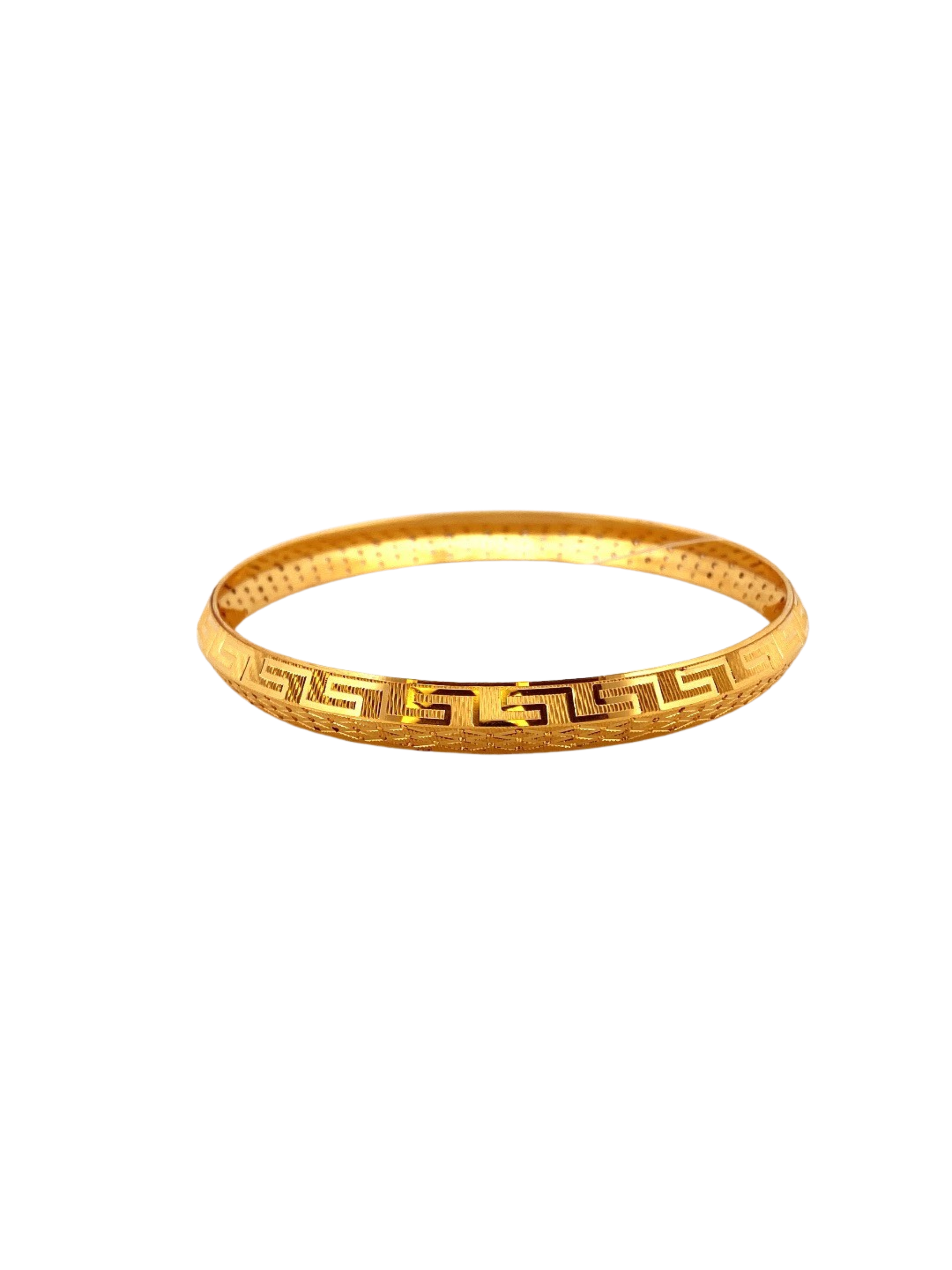 22K Gold Designer Men's Kara