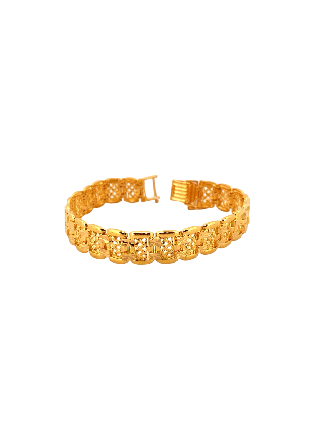 22K Gold Designer Men's Bracelet