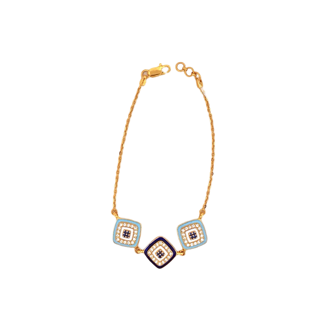 22K Gold Designer Ladies Bracelet