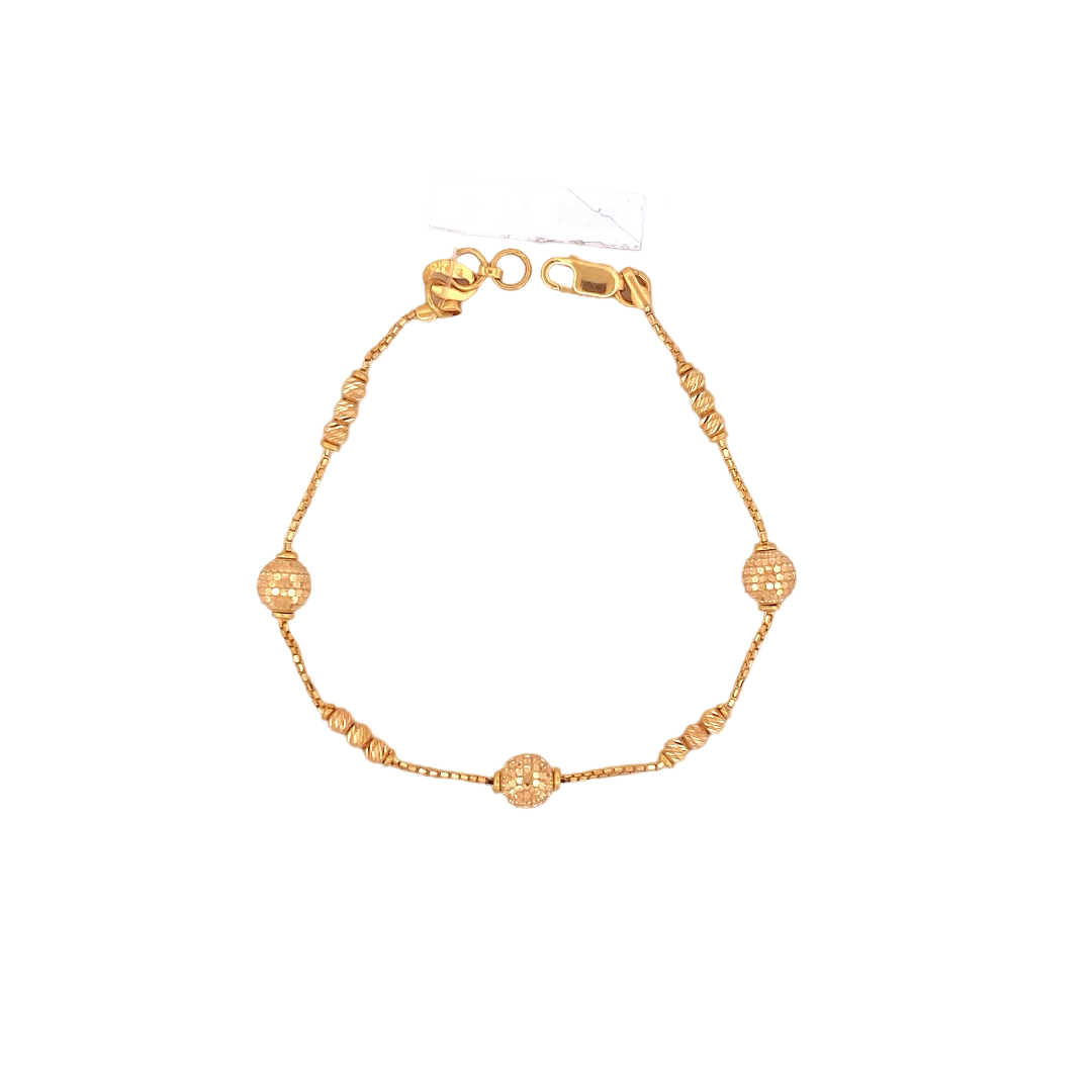 22K Gold Designer Ladies Bracelet